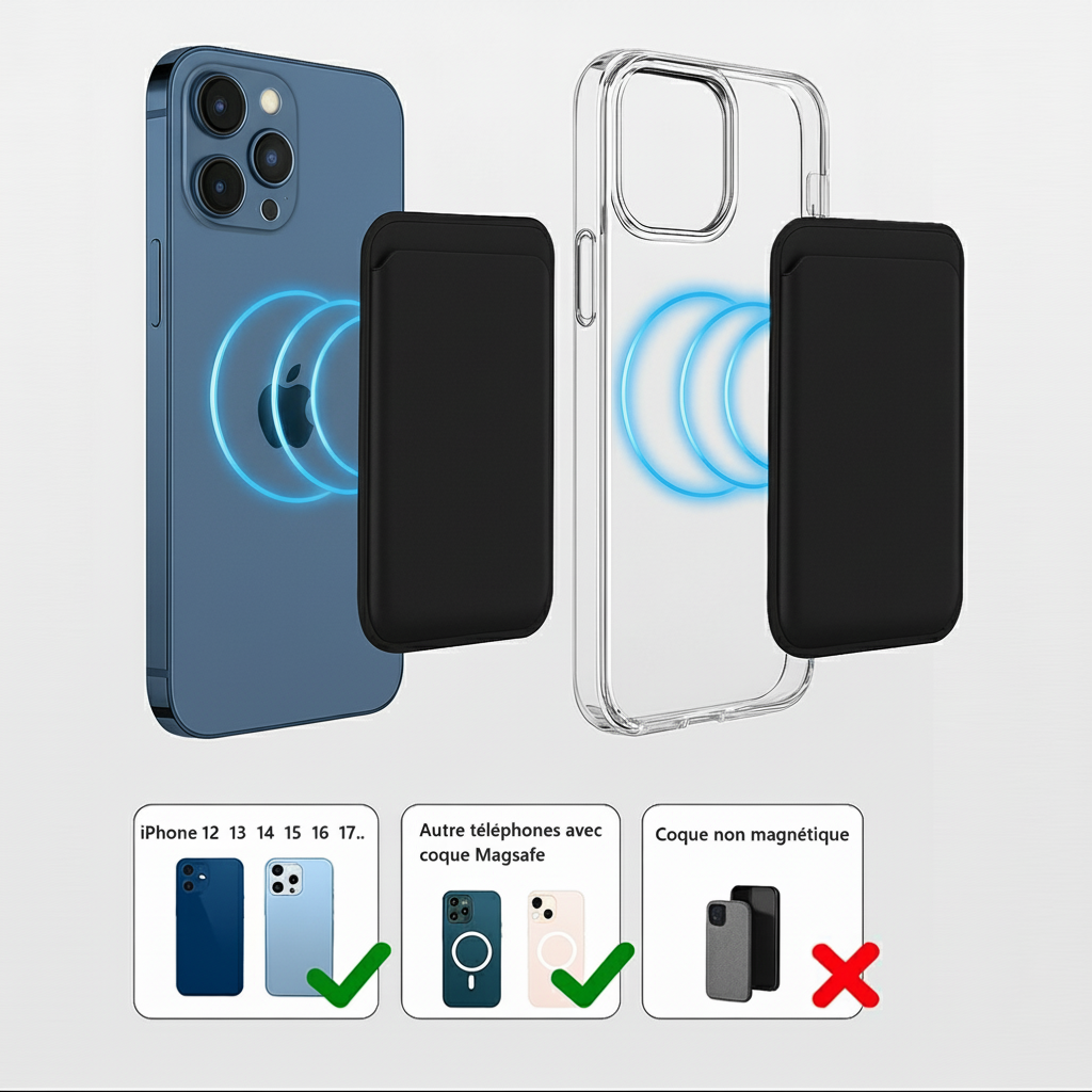 Porte-cartes MagSafe